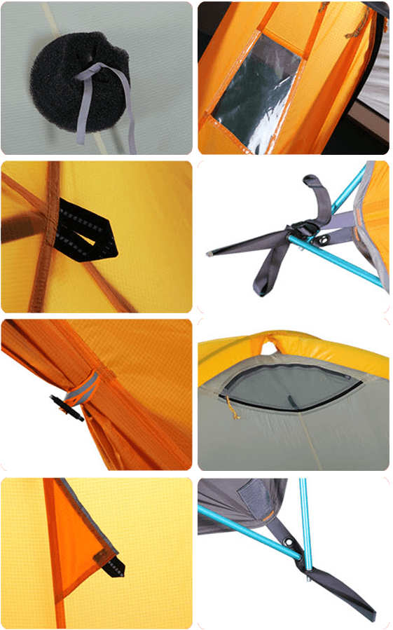 9.5mm alu pole four season alpine tent
