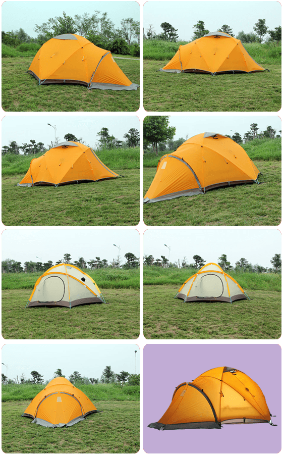 9.5mm alu pole four season alpine tent