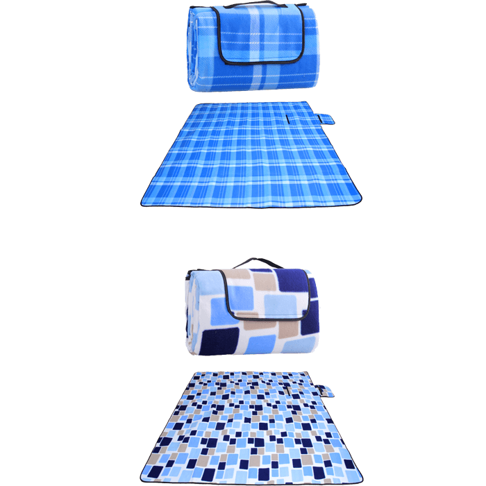 Suede aluminum picnic rug