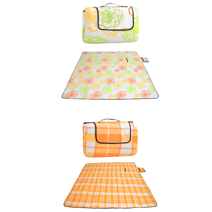 Suede aluminum picnic rug