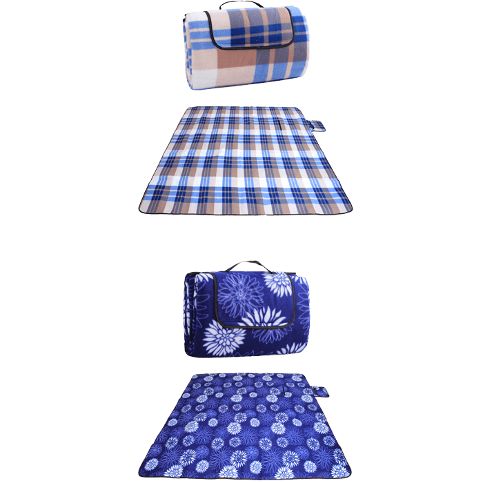 Suede aluminum picnic rug