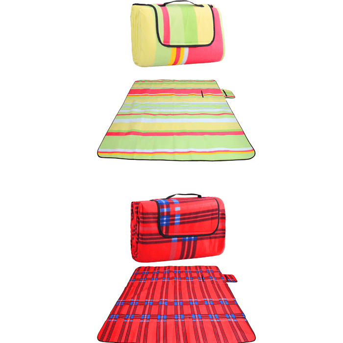 Suede aluminum picnic rug