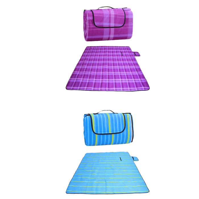 Suede aluminum picnic rug