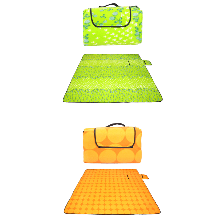 Suede aluminum picnic rug