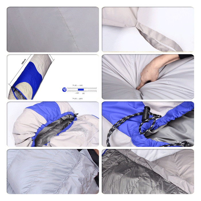 envelope down sleeping bag