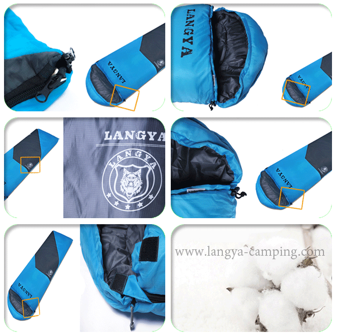 aurora envelope zip together sleeping bag