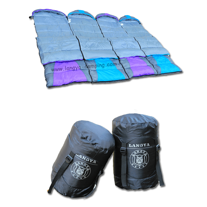 zip together sleeping bags