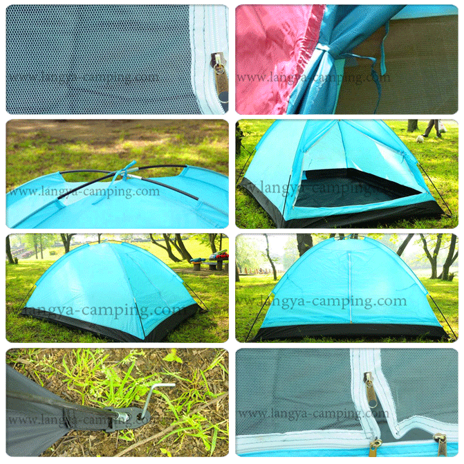 Two man tent cold rain