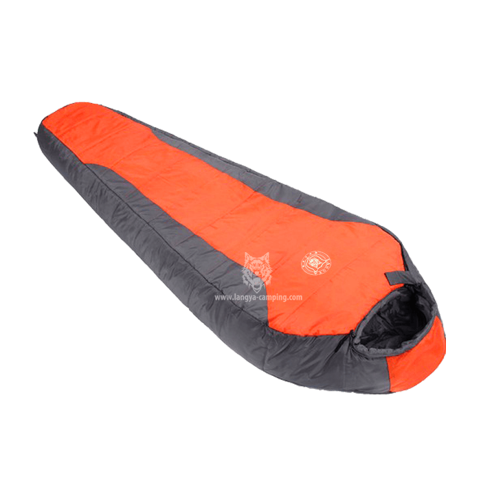 Dual layer mummy sleeping bag