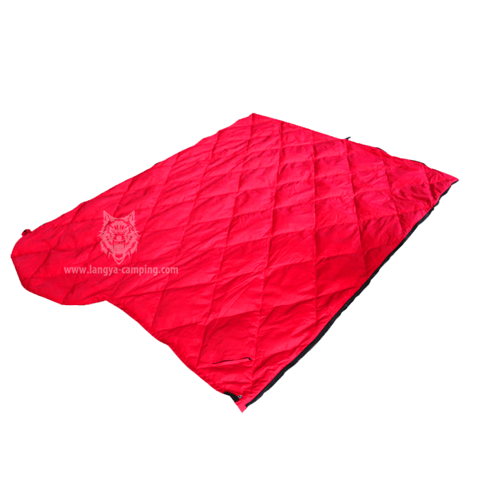 Slim down sleeping bag