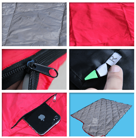 Slim down sleeping bag