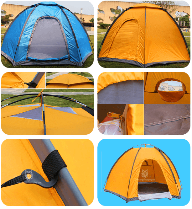 Hexagonal tent for lovers