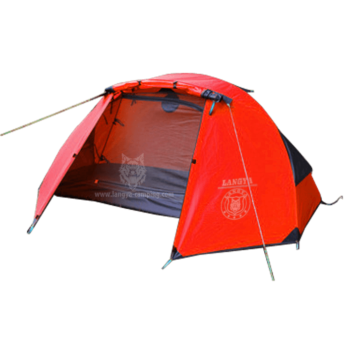 Double layer single man waterproof tent