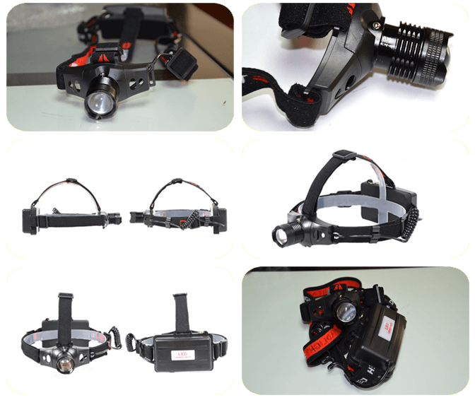 LED 10W 3 Mode Adjustable Rechargeable Headlight